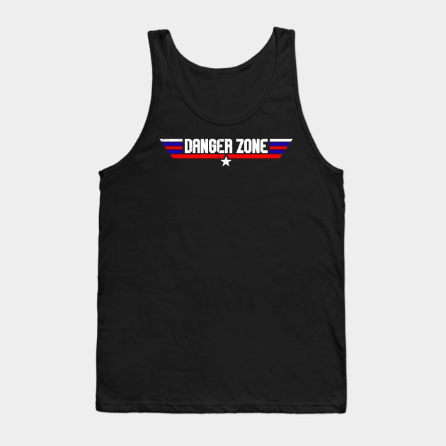 Danger Zone! Tank Top by nickbeta